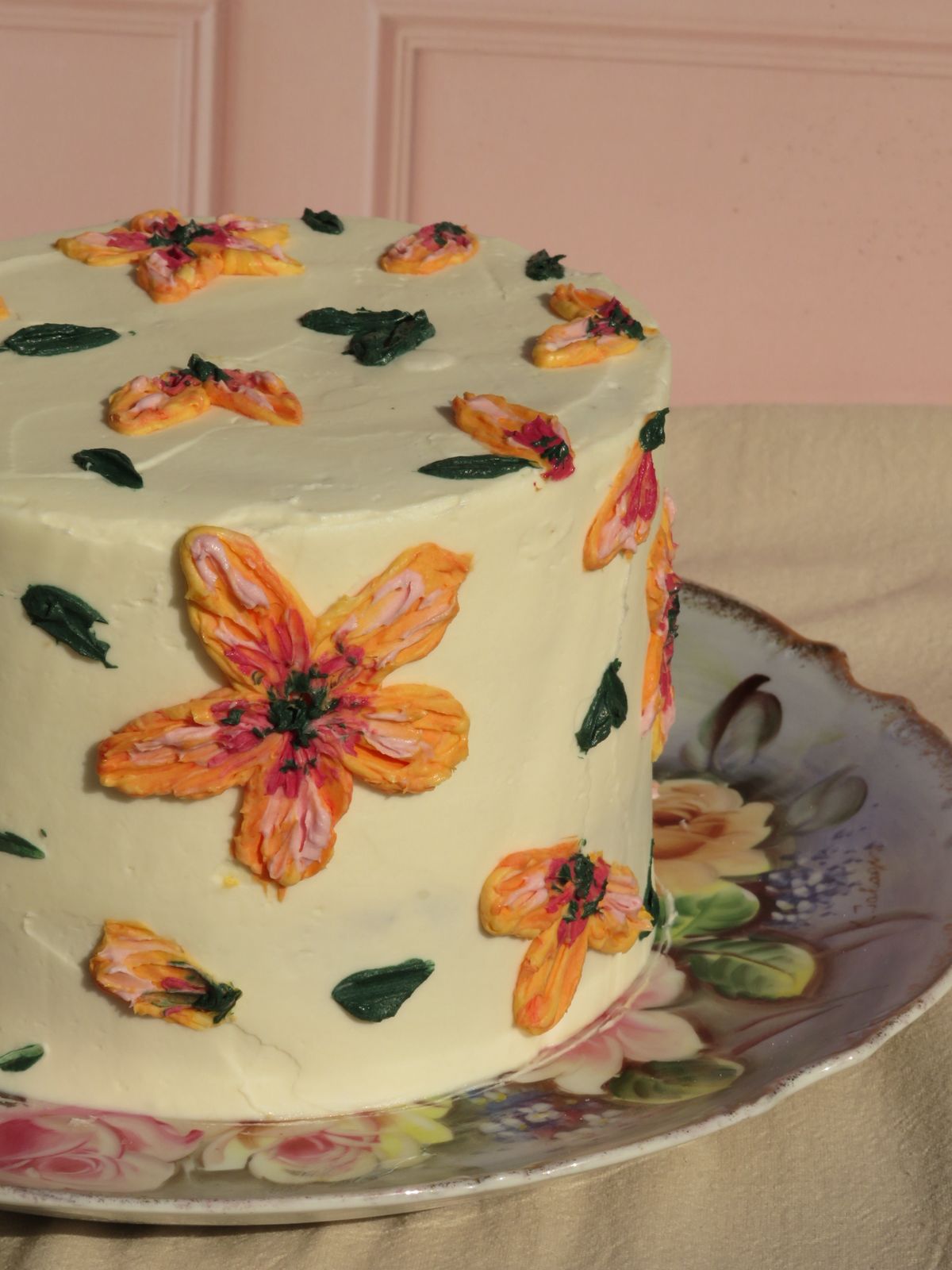 Pastel personalizado decorado a mano